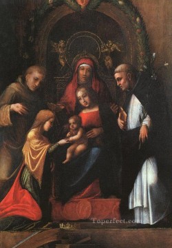 Las bodas místicas de santa Catalina El manierismo renacentista Antonio da Correggio Pinturas al óleo